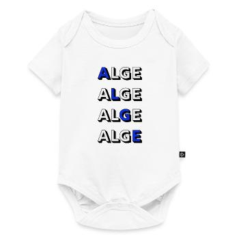 Alge Alge Alge Casino Lustige Designs Glücksspiel - Baby Premium Kurzarmbody - Weiß - Vorne