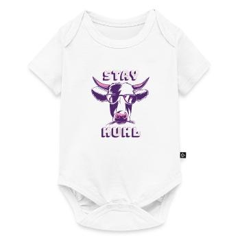 Stay kuhl - Baby Premium Kurzarmbody - Weiß - Vorne