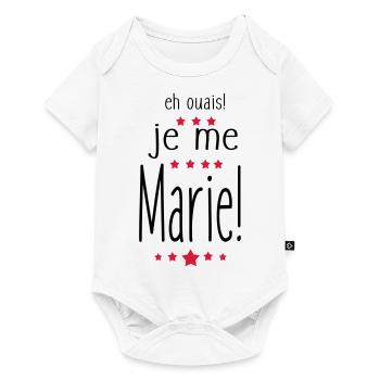 eh ouais - Body à manches courtes Premium Bébé - blanc - Devant