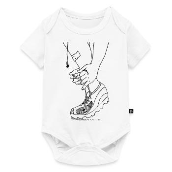 Time to run - Baby Premium Kurzarmbody - Weiß - Vorne