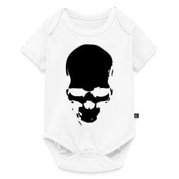 death head skull Pirate2 - Baby Premium short-sleeve bodysuit - white - Front