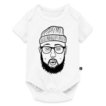 Hipster - Baby Premium short-sleeve bodysuit - white - Front