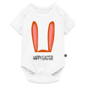 Joyeuses Pâques - Body à manches courtes Premium Bébé - blanc - Devant