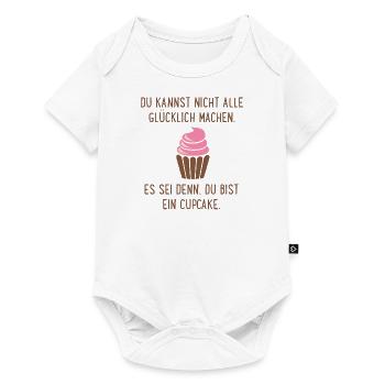 Cupcake - Baby Premium Kurzarmbody - Weiß - Vorne