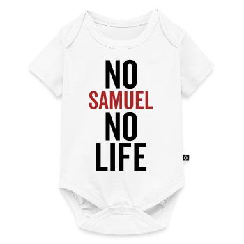 Kein Samuel Kein Leben - Baby Premium Kurzarmbody - Weiß - Vorne