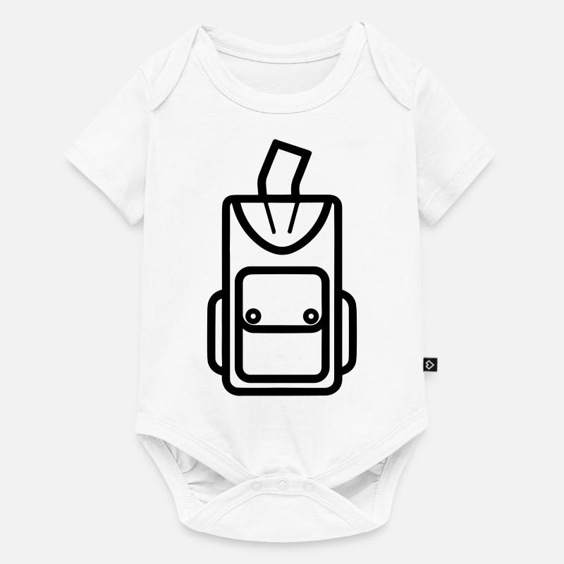 Sac a dos - Body à manches courtes Premium Bébé - blanc