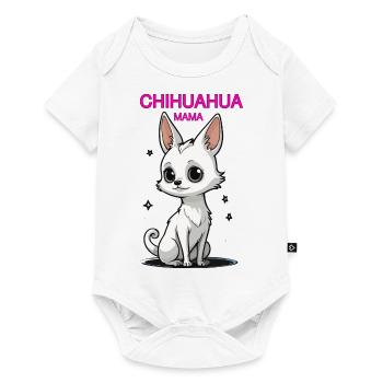MAMAN CHIHUAHUA - Body à manches courtes Premium Bébé - blanc - Devant