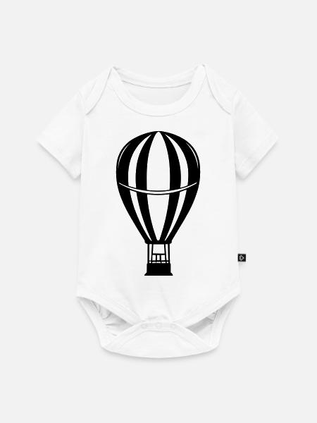Luftballon - Baby Premium Kurzarmbody - Weiß