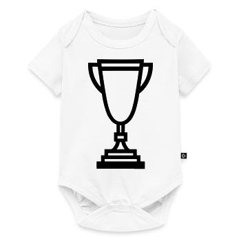 trophy - Baby Premium short-sleeve bodysuit - white - Front