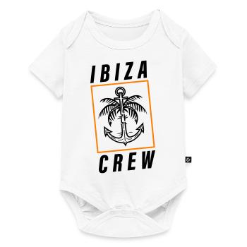 Ibiza Crew Anchor Palm Tree Holidays - Body à manches courtes Premium Bébé - blanc - Devant