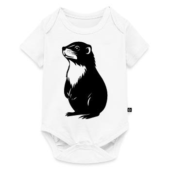Marmot - Baby Premium short-sleeve bodysuit - white - Front