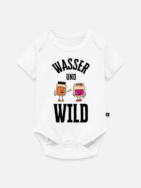Wasser und Wildnis - Baby Premium Kurzarmbody - Weiß