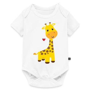 Giraffe - Baby Premium short-sleeve bodysuit - white - Front