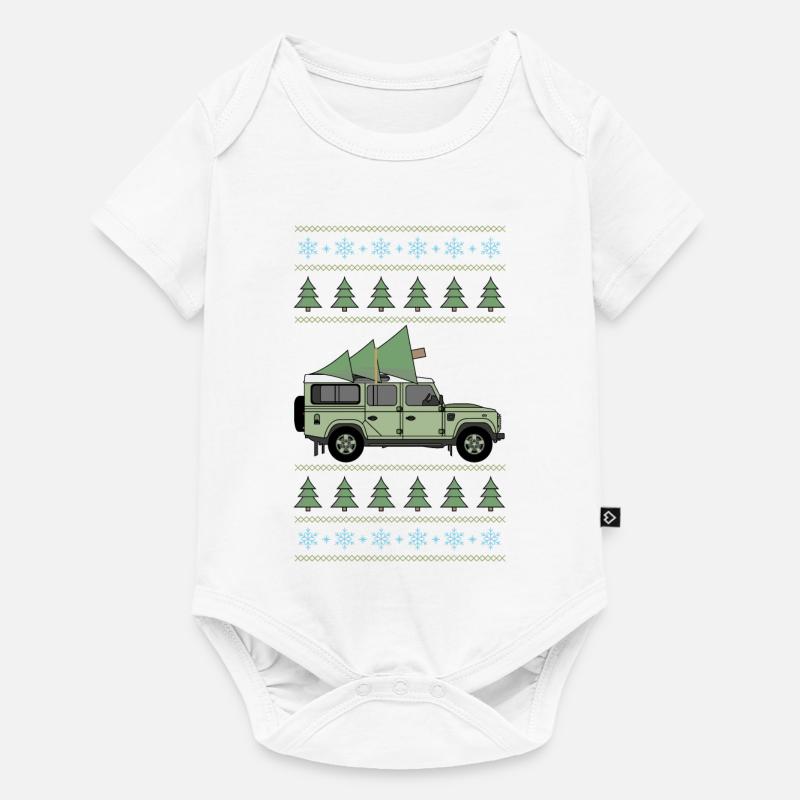 Defender 110 - Arbre - Body à manches courtes Premium Bébé - blanc