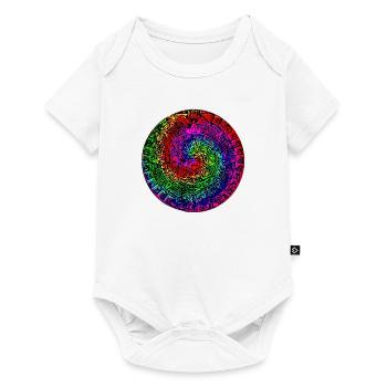 Aztec Calendar Stone of the Sun - Design C. - Baby Premium short-sleeve bodysuit - white - Front