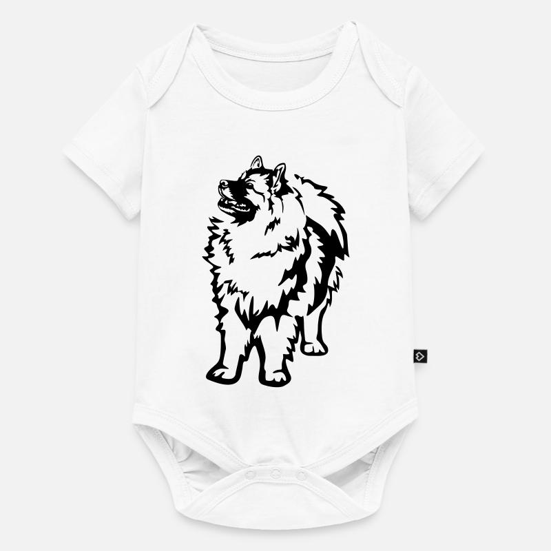 Keeshond - Body à manches courtes Premium Bébé - blanc