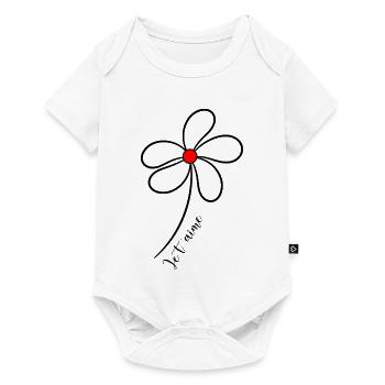 VALENTINE'S DAY. Bachelorette party. I LOVE YOU. I LOVE YOU. LOVE - Baby Premium short-sleeve bodysuit - white - Front