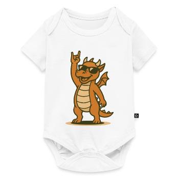Dragon Rocker Bébé - Body à manches courtes Premium Bébé - blanc - Devant