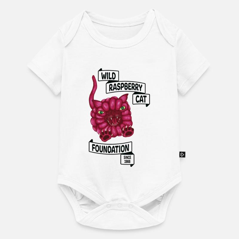 Raspberry die Katze - Baby Premium Kurzarmbody - Weiß