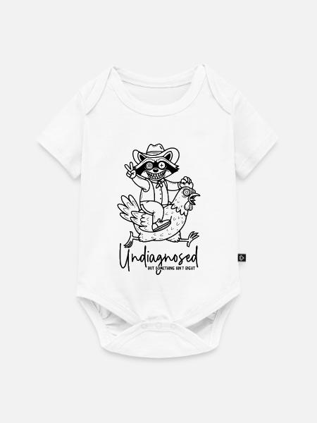 Undiagnosed but something ain't right - Baby Premium Kurzarmbody - Weiß