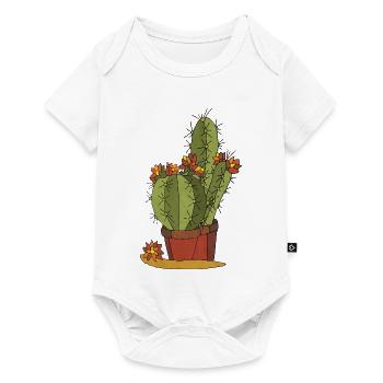 Flowers - Baby Premium short-sleeve bodysuit - white - Front