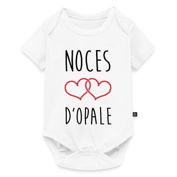 Opal Wedding 21 Years of Love - Baby Premium short-sleeve bodysuit - white - Front