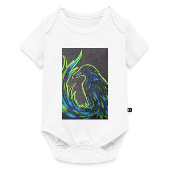 Phoenix in neon plumage - Baby Premium short-sleeve bodysuit - white - Front