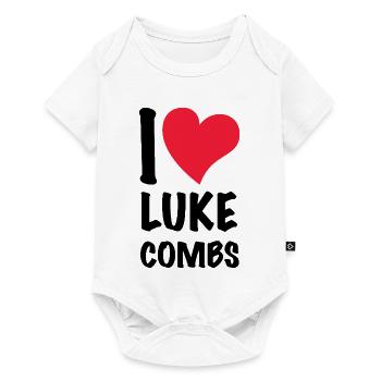J’adore Luke Combs - Body à manches courtes Premium Bébé - blanc - Devant