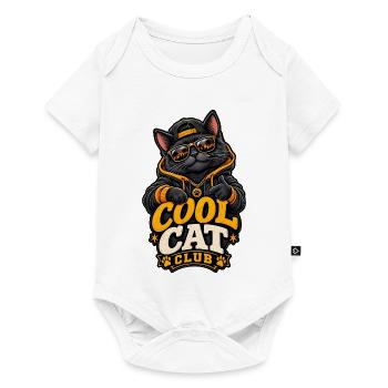 Cool Cat Club Streetwear Kitten - Baby Premium short-sleeve bodysuit - white - Front