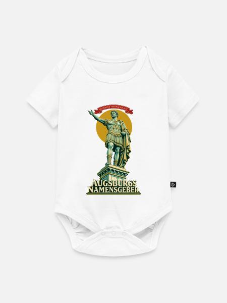 Augustus Augsburgs Namensgeber - Baby Premium Kurzarmbody - Weiß