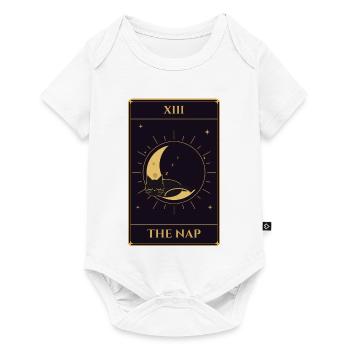 XIII Das Nickerchen-Tarot Schwarzer Katzenmond - Baby Premium Kurzarmbody - Weiß - Vorne