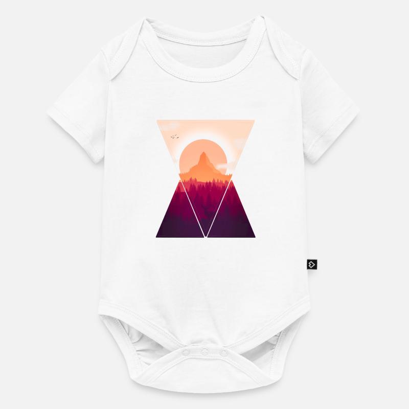 Wald - Baby Premium Kurzarmbody - Weiß