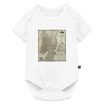 New York, 1840 - Body à manches courtes Premium Bébé - blanc - Devant