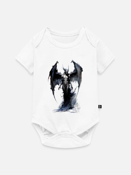 Drache - Baby Premium Kurzarmbody - Weiß