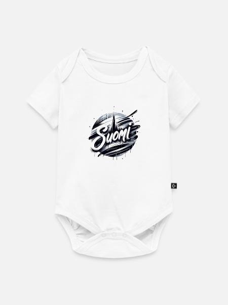 Suomi Finland Finnland - Baby Premium Kurzarmbody - Weiß