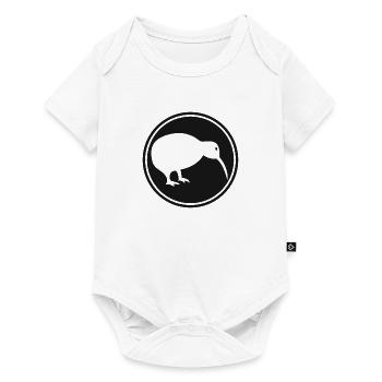 Kiwi - Neuseeland - Nouvelle-Zélande - Maori - Aotearoa - Body à manches courtes Premium Bébé - blanc - Devant