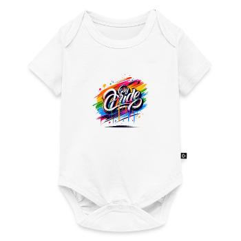 Gay Pride - LGBTQIA+ - LGBT - Body à manches courtes Premium Bébé - blanc - Devant