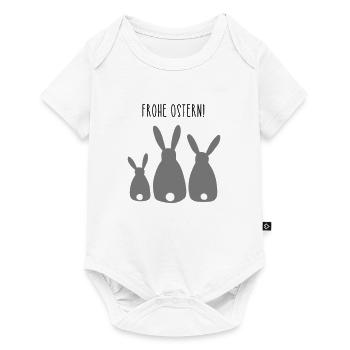 Frohe Ostern! - Baby Premium Kurzarmbody - Weiß - Vorne
