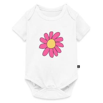 Flower Pink Icon - Baby Premium short-sleeve bodysuit - white - Front