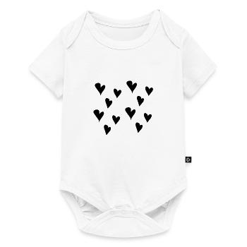 Heart Pattern Hearts Symbol Love - Baby Premium short-sleeve bodysuit - white - Front