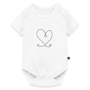Symbol Heart Love - Baby Premium short-sleeve bodysuit - white - Front