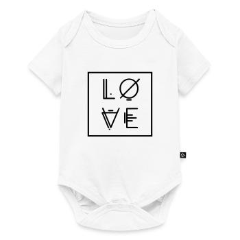 Love Love - Abstract Art Vector Graphics Vector - Baby Premium short-sleeve bodysuit - white - Front