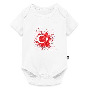 Türkei - Baby Premium Kurzarmbody - Weiß - Vorne