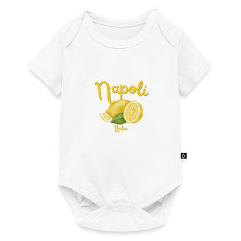 Naples - Italie - Vacances - Voyages - Italie - Body à manches courtes Premium Bébé - blanc - Devant