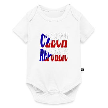 Czech Republic - Body à manches courtes Premium Bébé - blanc - Devant