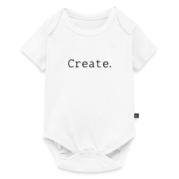 Create. - Baby Premium short-sleeve bodysuit - white - Front