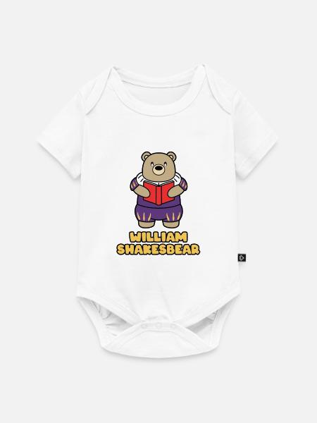 WILLIAM SHAKESBEAR - Baby Premium Kurzarmbody - Weiß