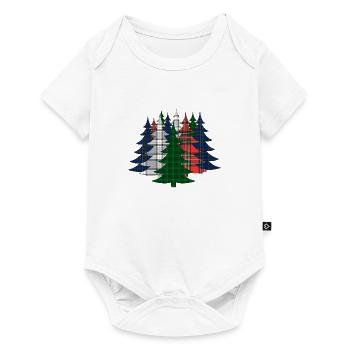 Christmas Tree - Baby Premium short-sleeve bodysuit - white - Front