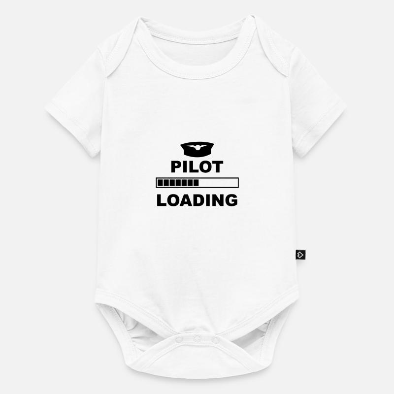pilot loading beam training - Baby Premium short-sleeve bodysuit - white