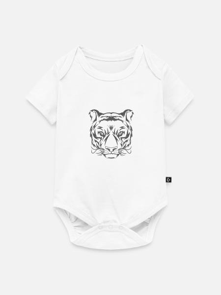 Tiger - Baby Premium Kurzarmbody - Weiß